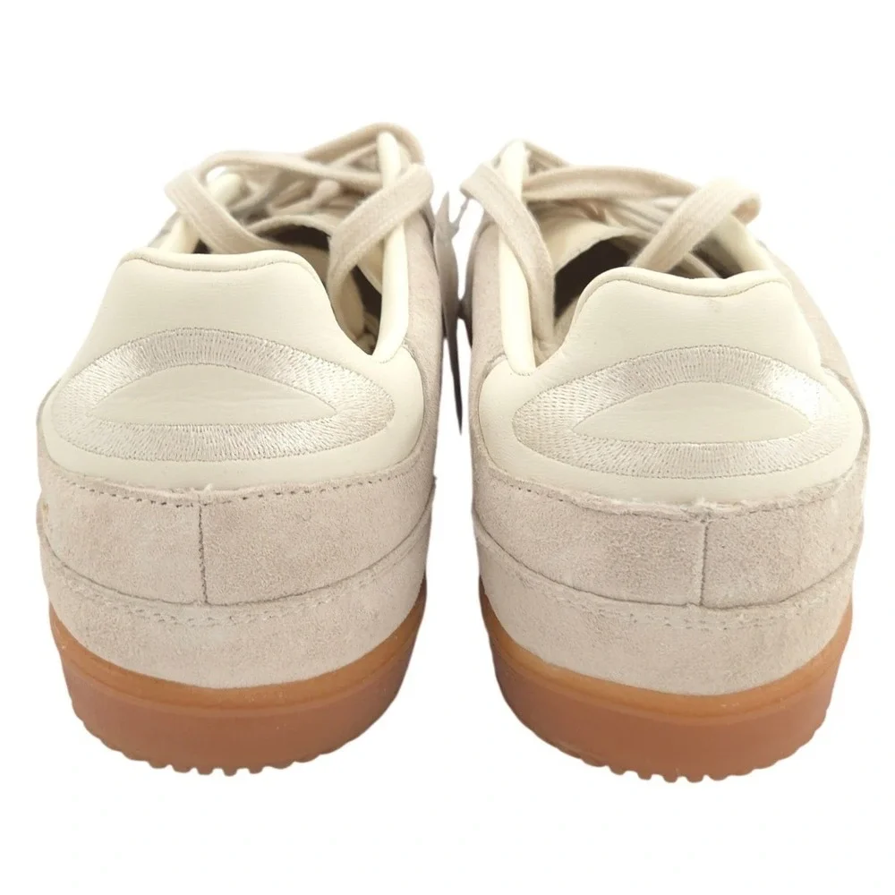 Skechers Hotshot Azir Sneakers Mens 13 Beige Suede Court Classics Shoes NEW